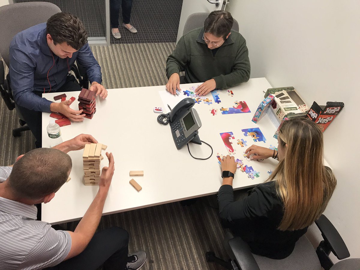 FonsecaRachel's tweet photo. Race to the finish Sales Drive,  day 2. Minute to win it games. Fun day #IBMDSNA #littletonMA https://t.co/vGosOjKHpt