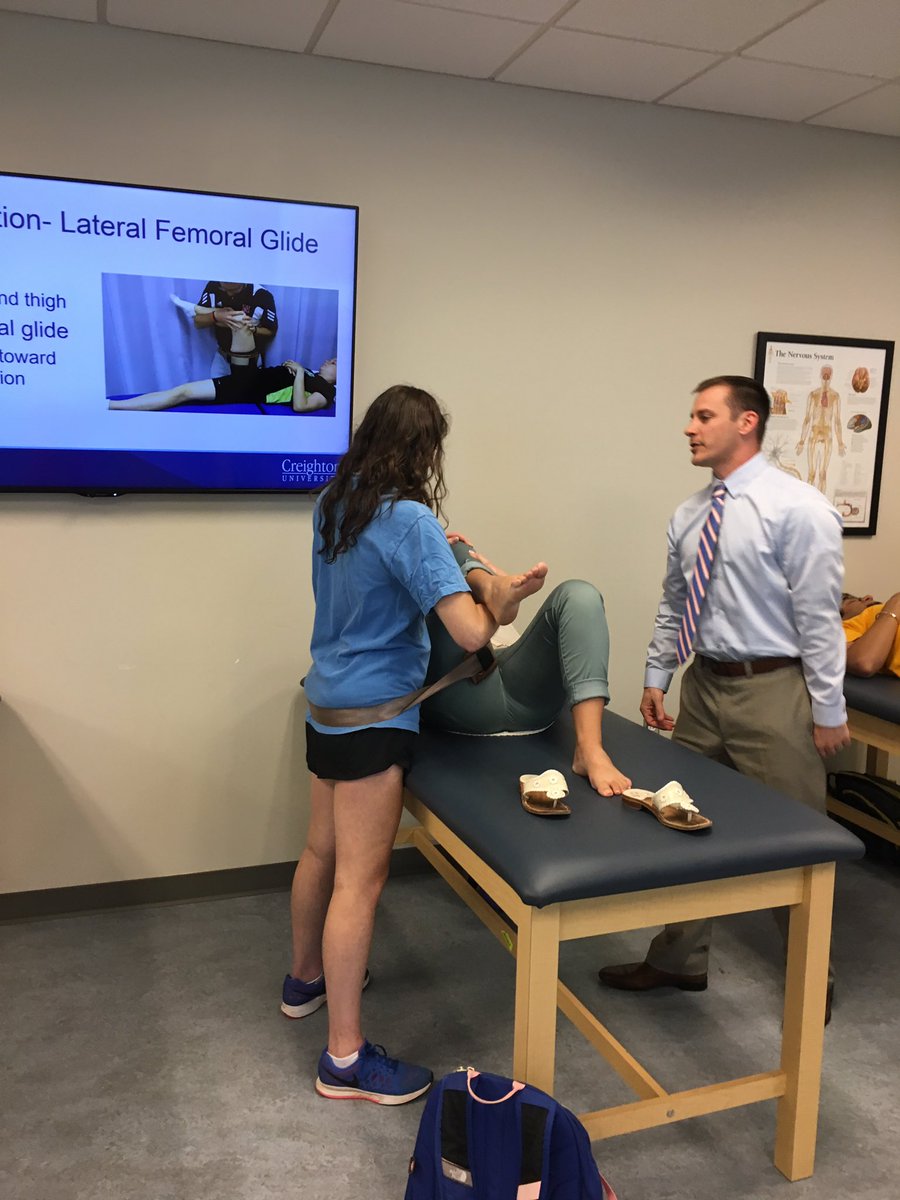 UVASportMedConf's tweet photo. @GrindstaffTL engaging attendees in mobilization lab - working on lateral femoral glides #ArtScience2017 https://t.co/07IonFYU6V