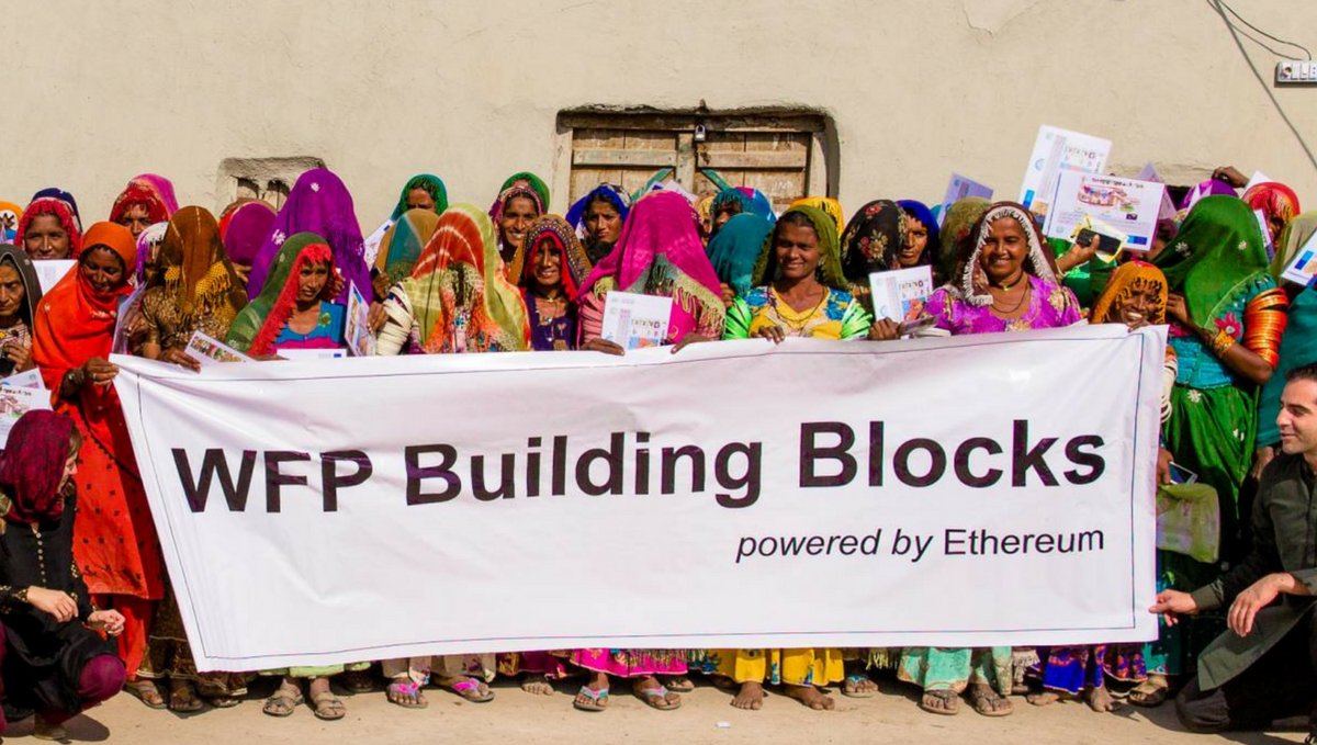 WFP's tweet photo. WFP’s Building Blocks pilot, blockchain, will change the way we deliver food assistance to Jordan🇯🇴 Check it out → https://t.co/GQpXaLLbvx https://t.co/rbxKgPTajT