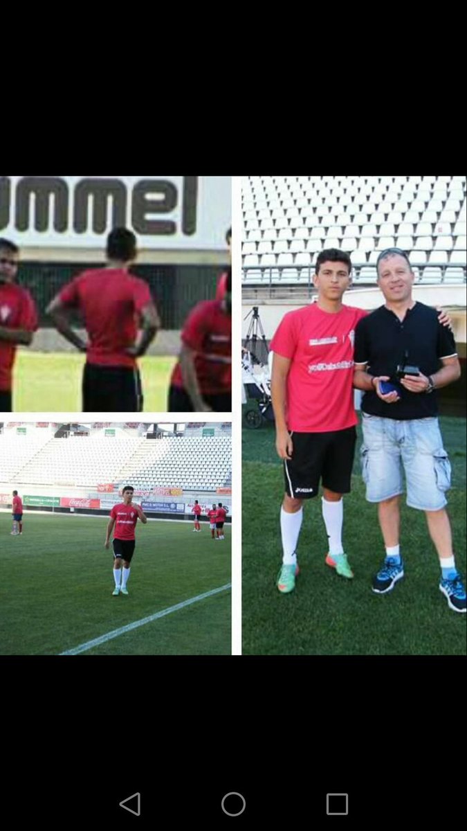 Robertoserraano's tweet photo. Lo que son las cosas.. hoy hace 1 año del #YoDebuteEnNc y pise el césped de NC... Y hoy juega Iniesta, James, Falcao... @realmurciacfsad https://t.co/3SqnDyi7o3