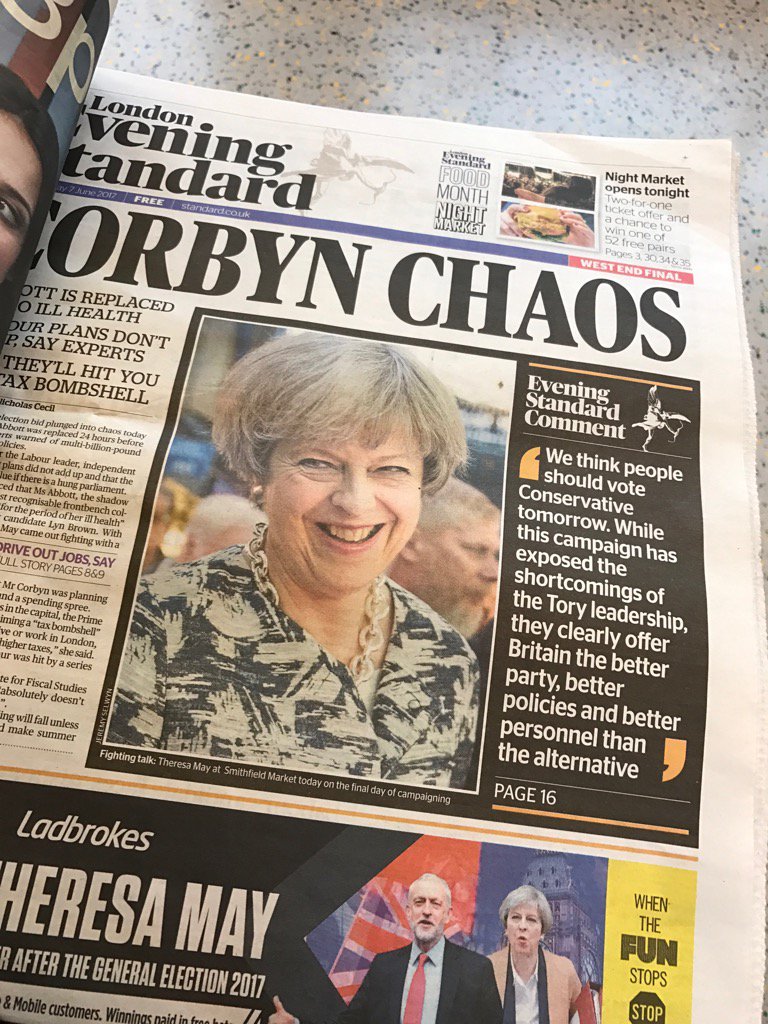 I don't want a newspaper telling me how to vote, least of all one edited by the captain of austerity misery Osborne!