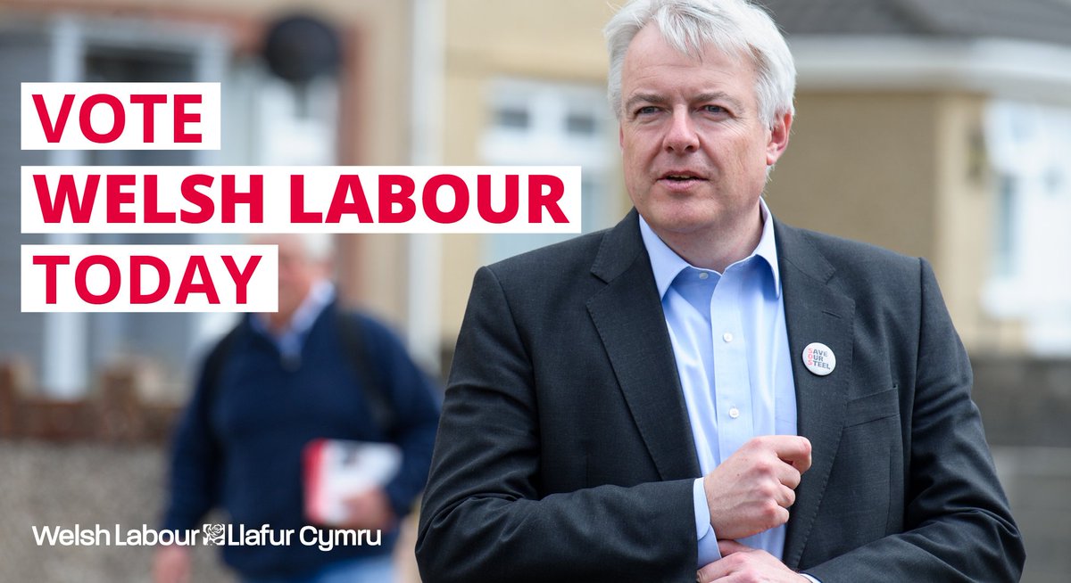WelshLabour's tweet photo. Polling stations are now open. 

Vote for a better Wales and a fairer Britain. Vote Welsh Labour. 

#StandingUpForWales https://t.co/VlP9jCLUok