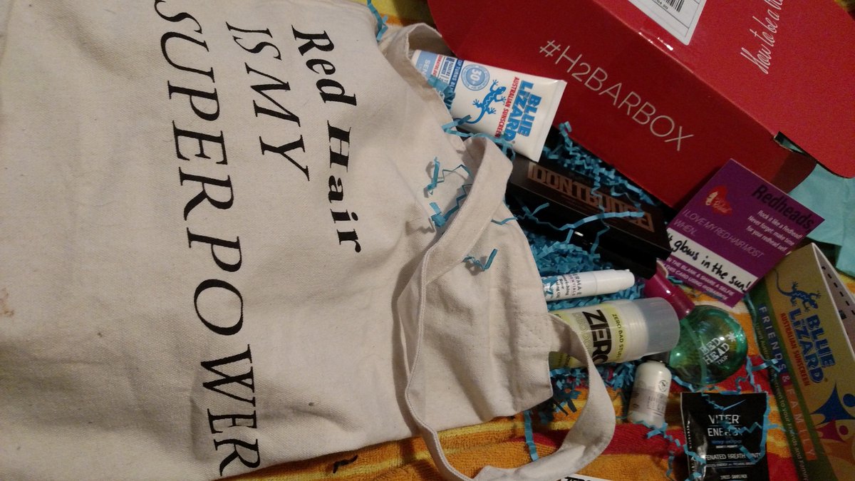 joannamcbendt's tweet photo. Ready for the beach with my #H2BARBox! Never gonna run out of sunscreen again with all these #bluelizardsunscreen coupons! Thanks @H2BARbox! https://t.co/MLP1583FTQ