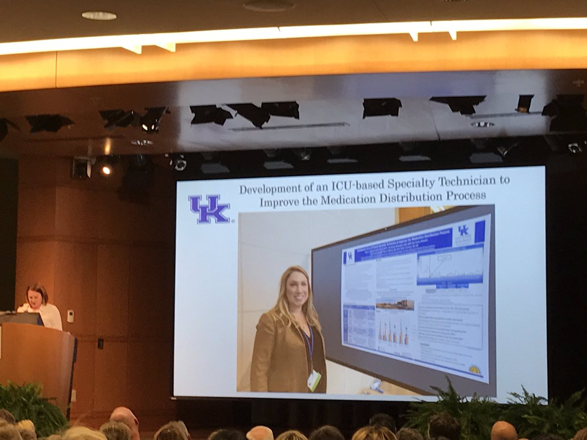 UKCritCarePharm's tweet photo. Congrats to @mtbastin et al on being named a winner at the inaugural Quality Improvement &amp; Patient Safety poster session @UK_HealthCare https://t.co/sGQaLNFLwO