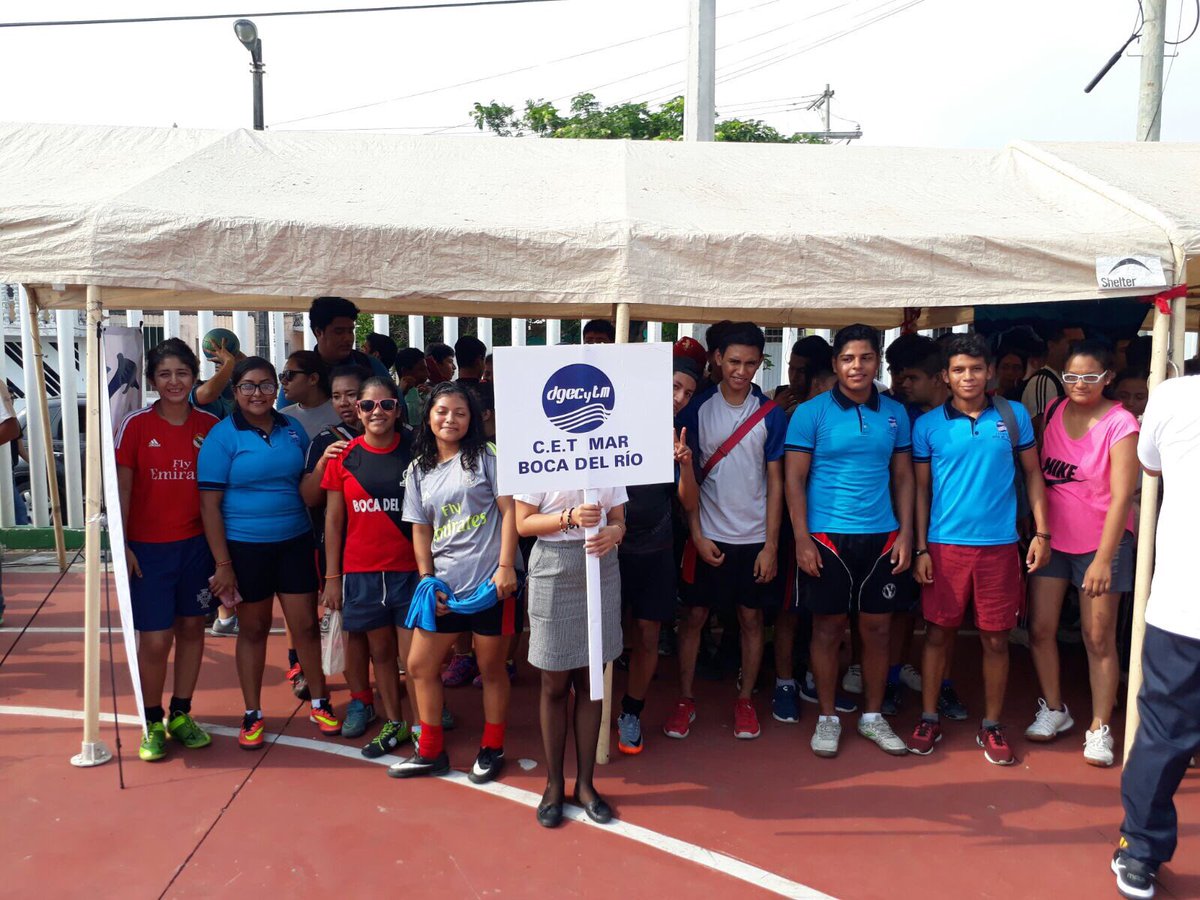 CETMAR_Boca's tweet photo. Nuestra delegación presente en el cuadrangular por el décimo aniversario de @UGMEXVeracruz 💪🏼⚽️🏐🏀 https://t.co/PTIVDeXve5