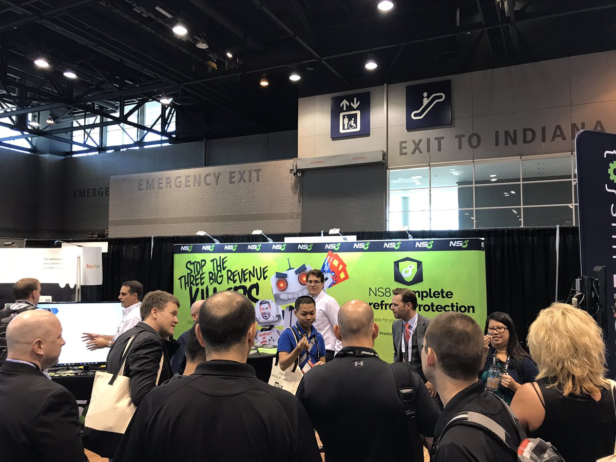 Great crowds at the <a href="/ns8inc/">NS8</a> booth #378 #IRCE17 @IRCE_Official