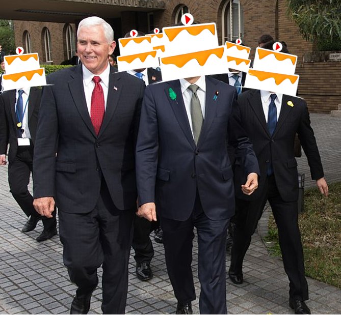 Happy Birthday Mike Pence! Who are those good lookin guys around you? 