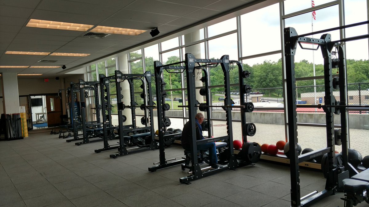 MaxOutStrength's tweet photo. Visiting @MtLebanonSports  Incredible facilities &amp; staff in AD John Grogan, Head Football Coach Mike Melnyk and S&amp;C Coach Frank Cremonese. https://t.co/8VQHj0beVR