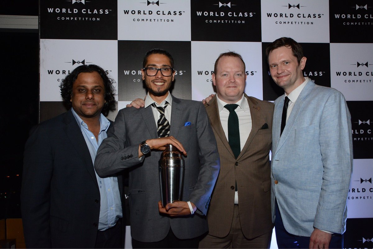 SassyShifSays's tweet photo. Congratulations to #puneri mixologist Rohan Rege from @JWMarriottPune for winning the #WorldClassIn 2017!! It was an amazing evening 😊 https://t.co/TKZcrIdyIX
