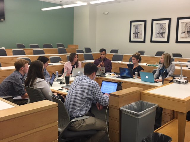 VanderbiltOwen's tweet image. Week One of Accelerator is underway! The teams are currently working on a project presented by @redpepper #Accelerator2017