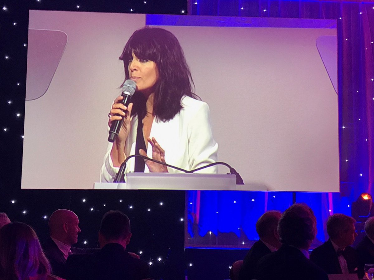 Claudia Winkleman doing a great job at the #ipmawards