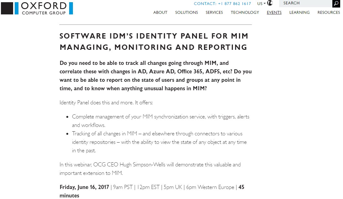 IdentityPanel's tweet photo. Learn about how #IdentityPanel is improving #MIM2016 presented by @OCGUKOfficial & @OCGUSOfficial on June 16th. https://t.co/Vc25N4iRIg https://t.co/2RmN59jUZA