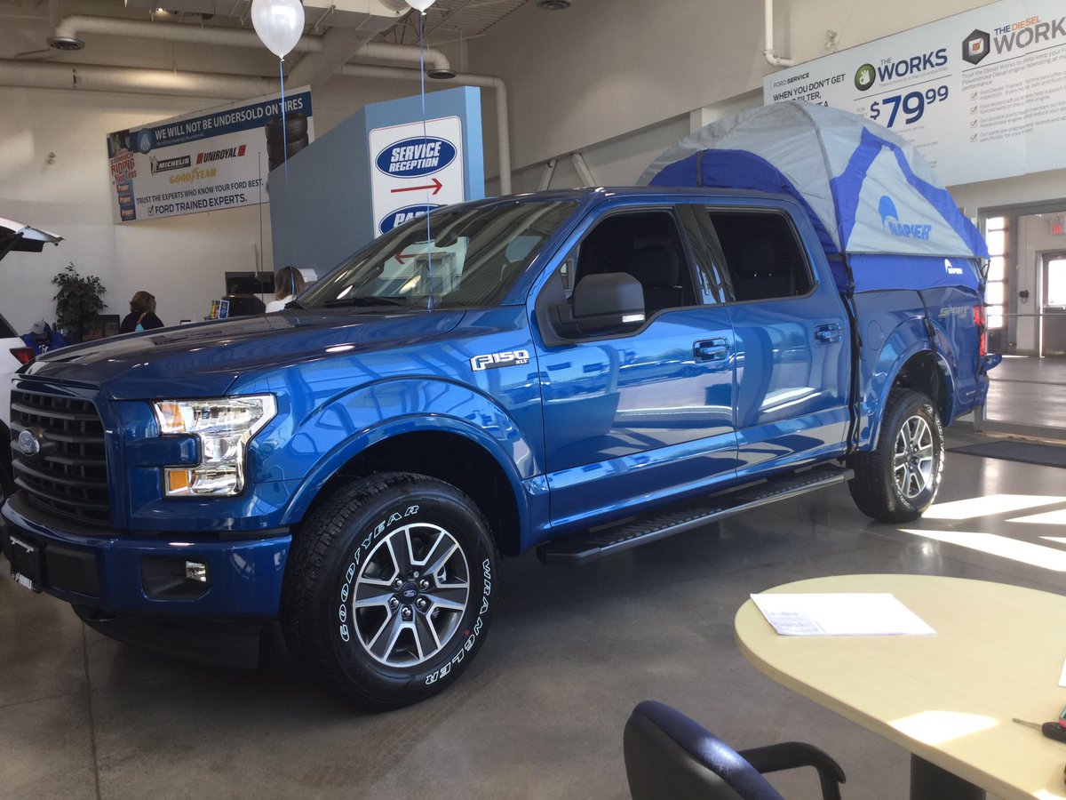 940FormulaFord's tweet photo. From June 7-August 30,everyone who purchases a F-150 Sport Crew Cab 4 Door will be entered into a draw to win a NAPIER camping tent!! https://t.co/2X6zNg9CV2