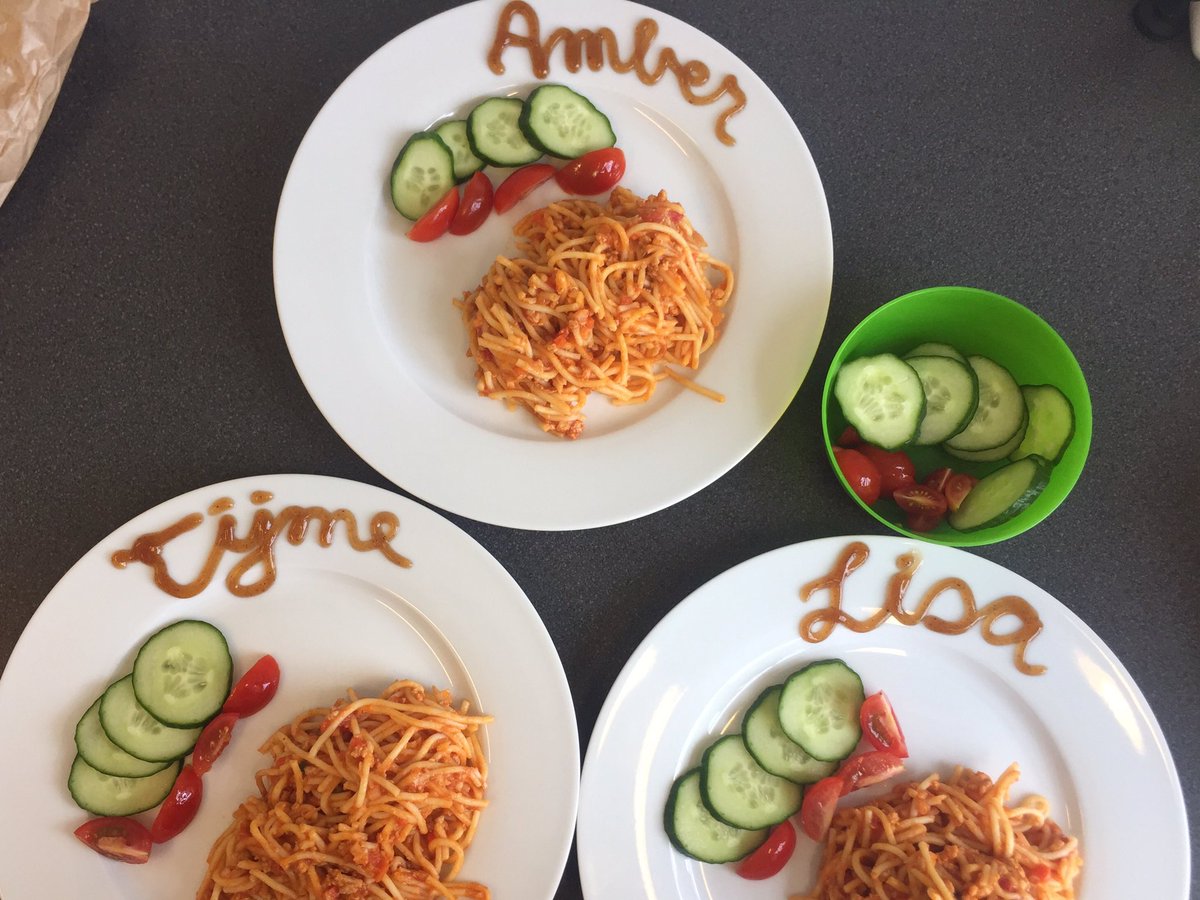 Spaghetti à la #BSO #Hageheld 😃🍝🍴 #yummie 🤤