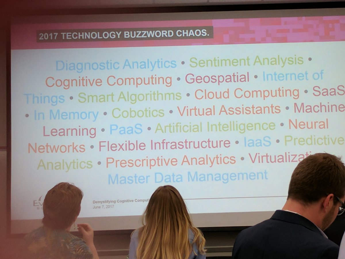 justingrammens's tweet image. Great talk on Demistifying Cognitive Computing @MinneAnalytics. Buzzword chaos. #BigDataTech