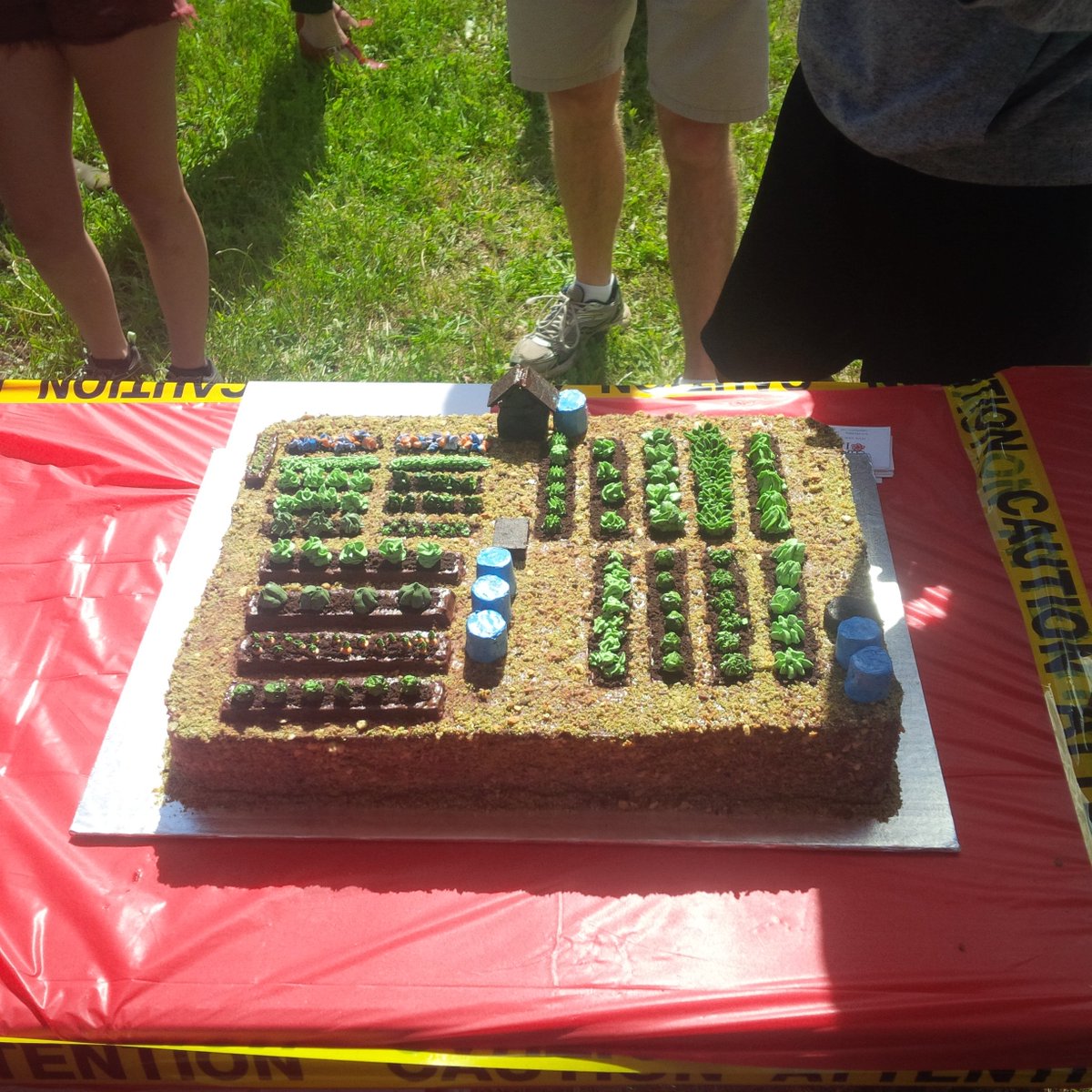 A young urban farmer's cake celebrating another great year of growth! <a href="/ugdsb/">Upper Grand DSB</a>