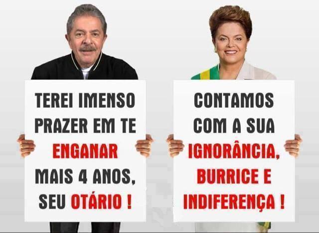 Membros do PT, partidos coligados e simpatizantes esconderam e apoiaram a condução corrupta e desonesta destruindo o país.#PTNuncaMais