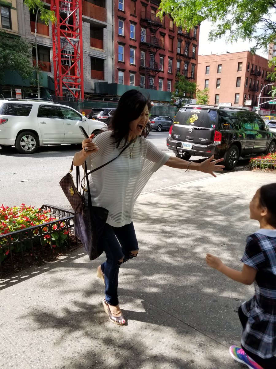 GRANDMA SURPRISE!!! 💖 My TWIN from Atlanta surprises my daughter in NYC.