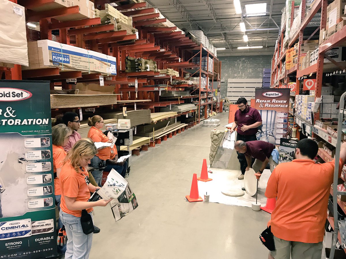 GregPugesek's tweet photo. MET @3601 learning product knowledge and key servicing points with #RapidSet! #Amazingproduct! @shodgson16 @THDbuckeye @TaraTuckerTHD https://t.co/iuK4a0ecNq