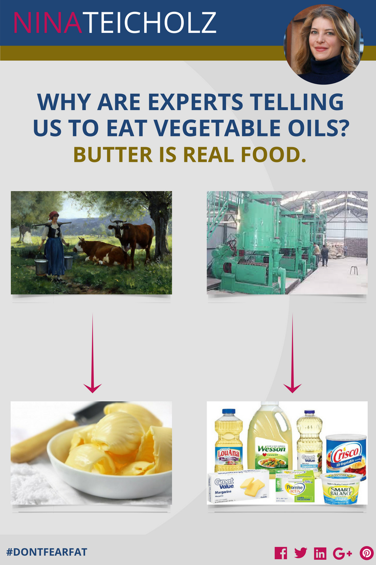 bigfatsurprise's tweet photo. Why are experts advising people to consume industrially produced vegetable oils? Butter is real food! RT to spread knowledge. #dontfearfat https://t.co/W5ZTGToKkY
