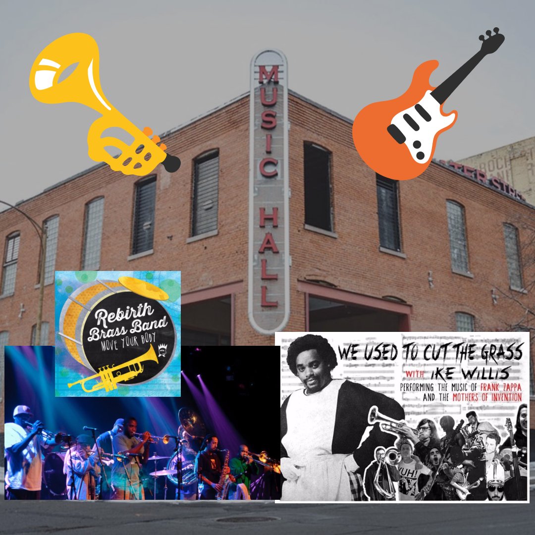 kbpbooking's tweet photo. Amazing show tomorrow night, don't miss it #Rochester Rebirth Brass Band - Ike Willis &amp; WUTCTG https://t.co/fVhQl0ExAw https://t.co/qCuGru2Lyk