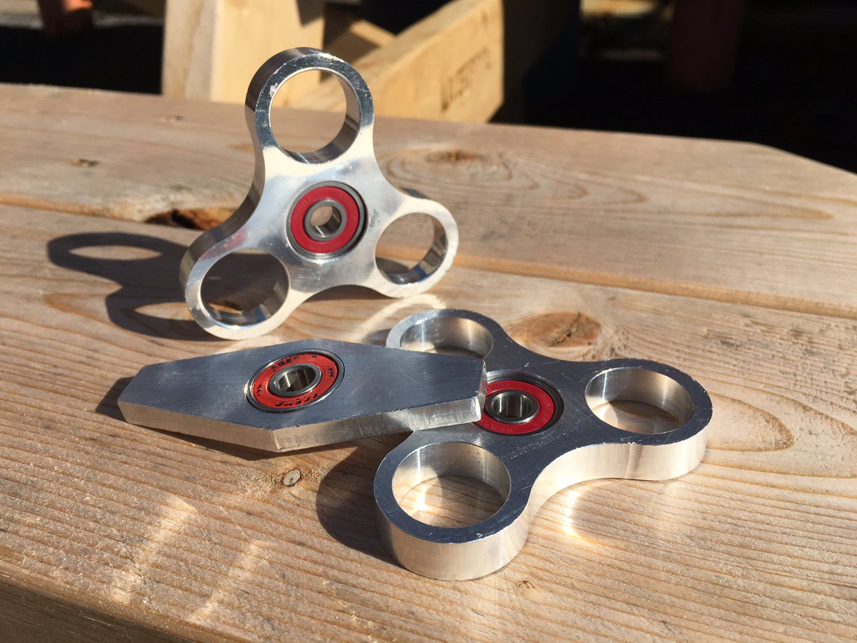 ostrandercasey's tweet photo. #spinners #designedinhouse #builtnotbought #highschoolshopclass https://t.co/Tv3FYRLZF9