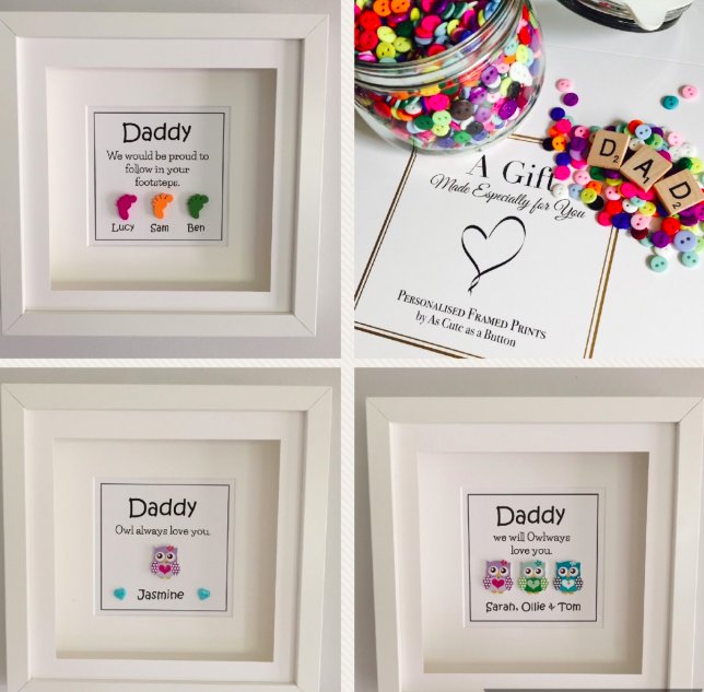 Cute As A Button Picture Frame – The Pinterested Parent