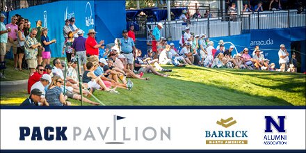 RenoTahoe_Open's tweet photo. Barracuda Championship & @NevadaAlumni are excited to host the first-ever #PackPavilion presented by @BarrickGold! https://t.co/IsiWnzk42t https://t.co/Ce9JGsfXXm