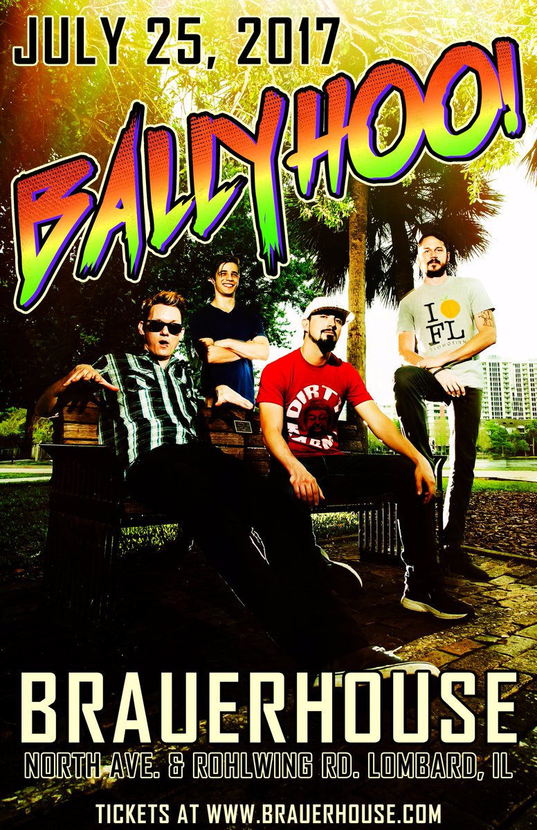 BRAUERHOUSE's tweet photo. @ballyhoorocks is coming to #BrauerHouse!
Tickets at https://t.co/2ZScNKHhNu

#ChicagoMusic
#ChicagoLive
#Livemusic
#Chicago
#ReggaeChicago https://t.co/amNAye5ZmI