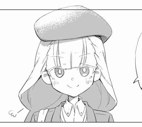 進捗:線画おわりんご 