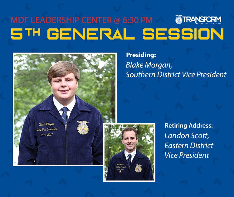 ArkansasFFA's tweet photo. Our 5th general session includes PSO recognition, parent recognition & election of the 2017-18 State Officer Team! #TransformARFFA https://t.co/6wdSmQrcrP