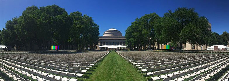 Killian Court right now. #MIT2017 #aroundMIT