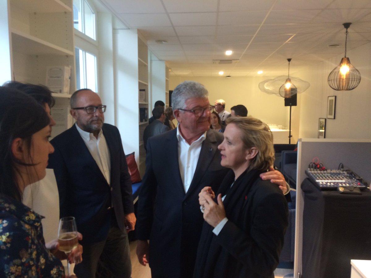Heureuse d'avoir pu saluer mon ami Serge Eyrolles à l'occasion de l'inauguration d'un nouvel espace de coworking rue du Sommerard #paris5