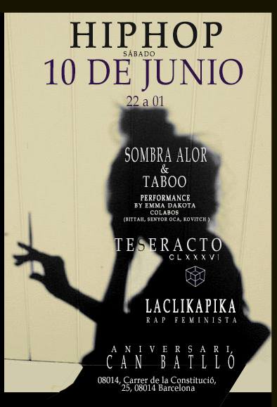 CanBatllo's tweet photo. #6aCB és també dissabte :
Concert de revetlla al c/#11deJuny amb grups de #hiphop i #rap i el punxadiscos Dj Lotine https://t.co/I1GZM5ZYrH https://t.co/JC0Vt21s9K