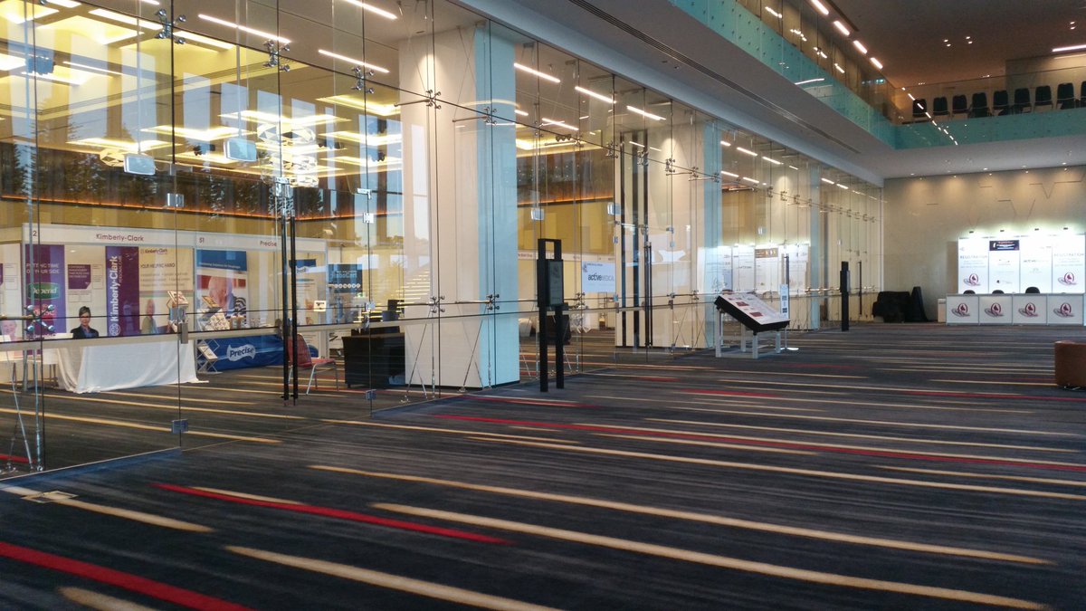 The trade is quiet now, but soon it will be buzzing! #NIMAC2017