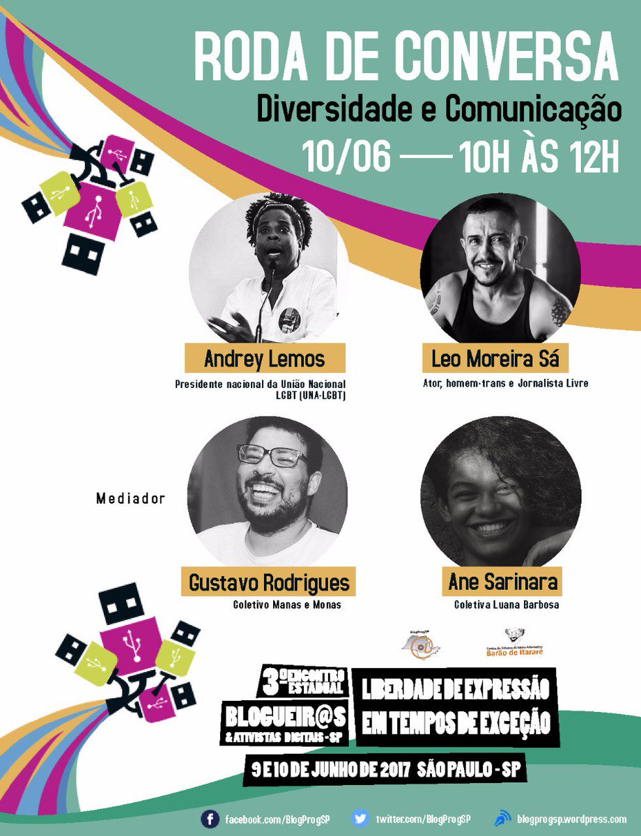 J_LIVRES's tweet photo. #3BlogProg Debate sobre a Mídia e a Diversidade!
Se inscreva!! => https://t.co/2qohiuzmYm
Mais informações: https://t.co/R3NsPxQ2Wl https://t.co/q1DPHWsoyq