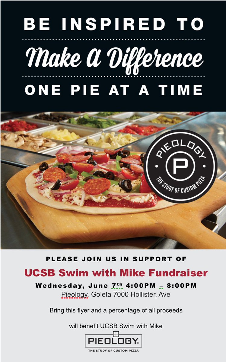 gauchosSWM's tweet photo. Join us tonight for our last fundraiser of the school year at Pieology in Goleta from 4-7pm!! https://t.co/hz7B8yAQBP