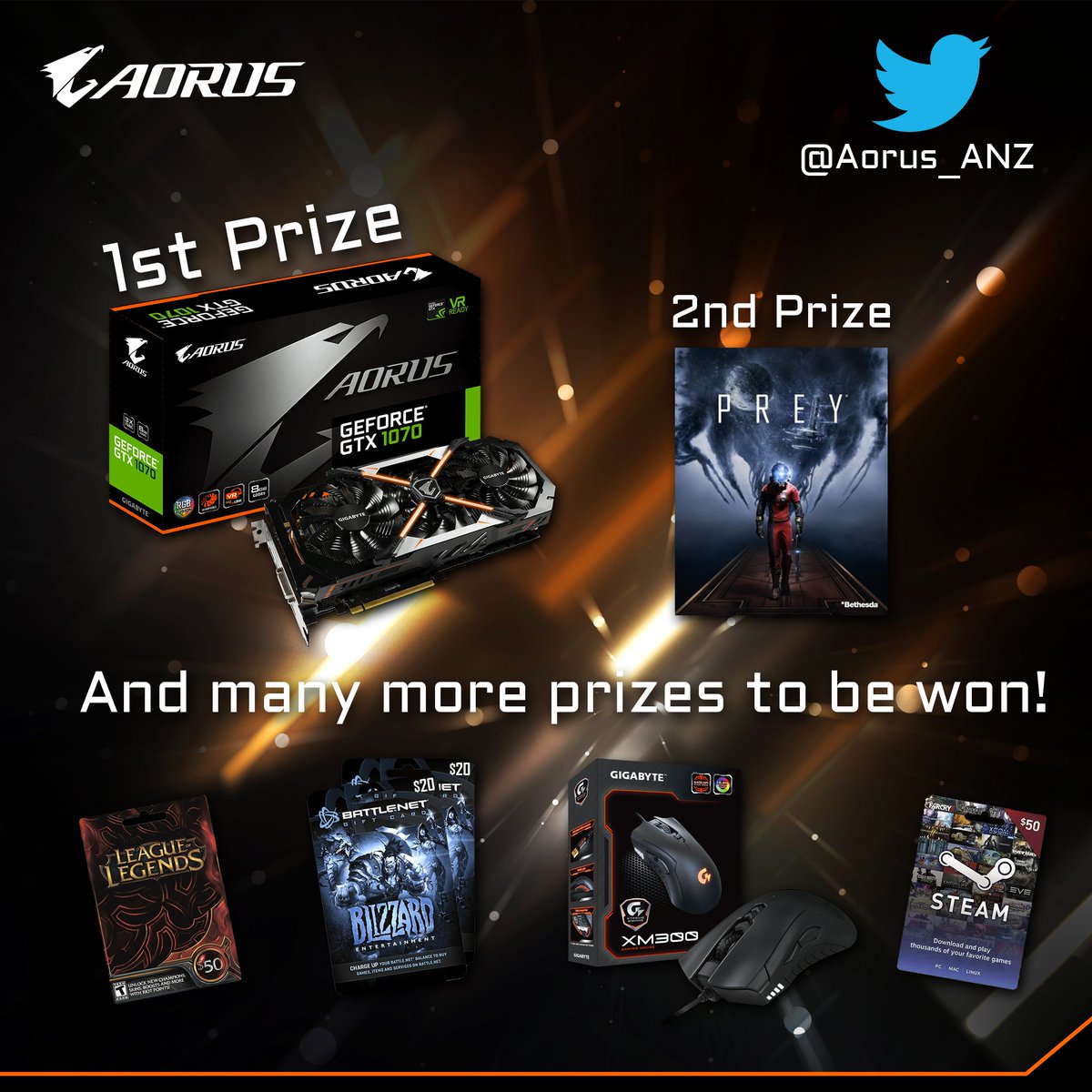 AORUS_ANZ's tweet photo. We're launching on twitter!
Want to win an Aorus GTX1070?
Prizes drawn every weekend til July 1st
How to enter:
Step 1)Follow
Step 2)Retweet https://t.co/5b9FvLyK73