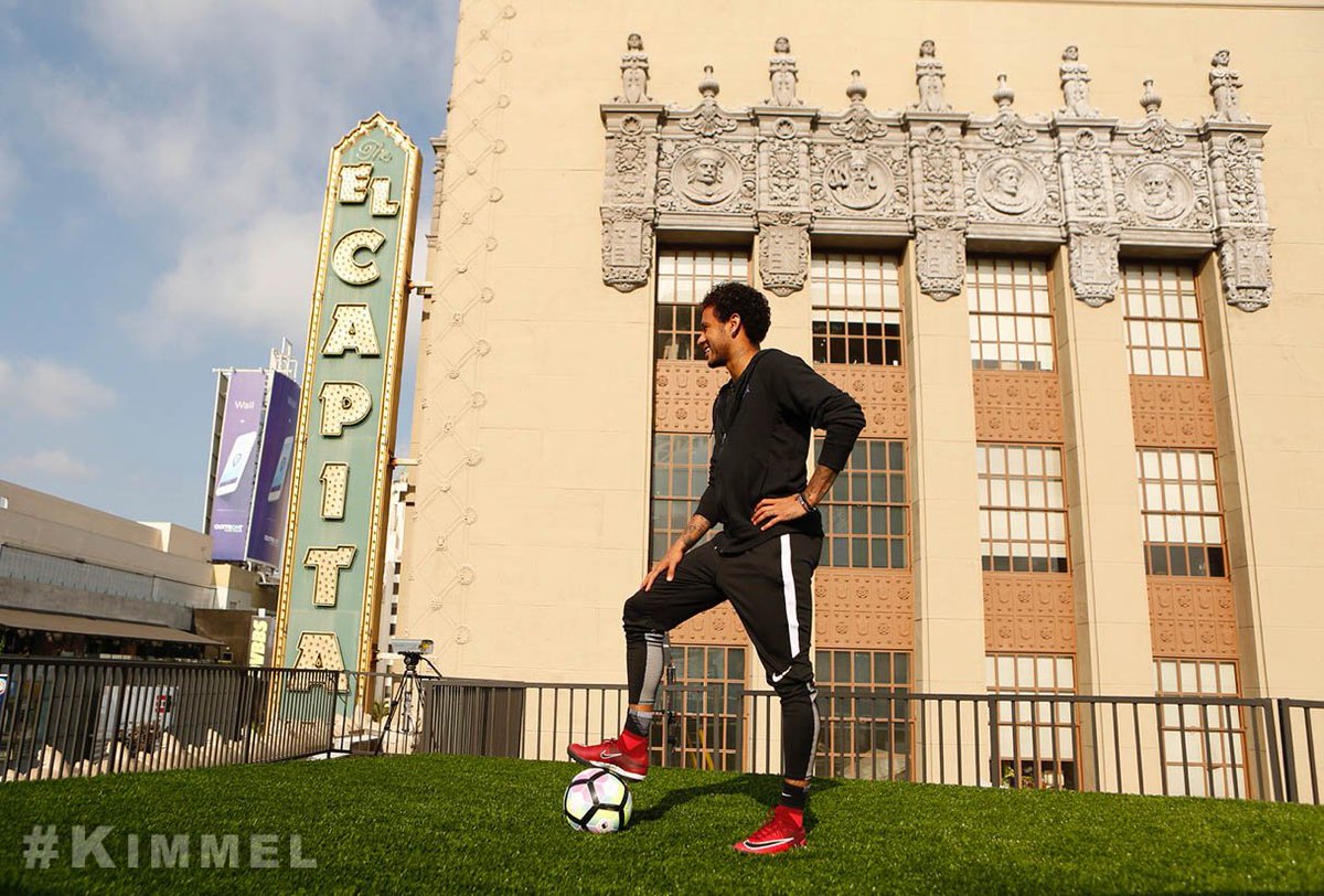 Jimmy Kimmel Live Soccer Superstar Neymarjr Attempts A Terrifying Shot From Our Roof Tonight Kimmel Jimmykimmel