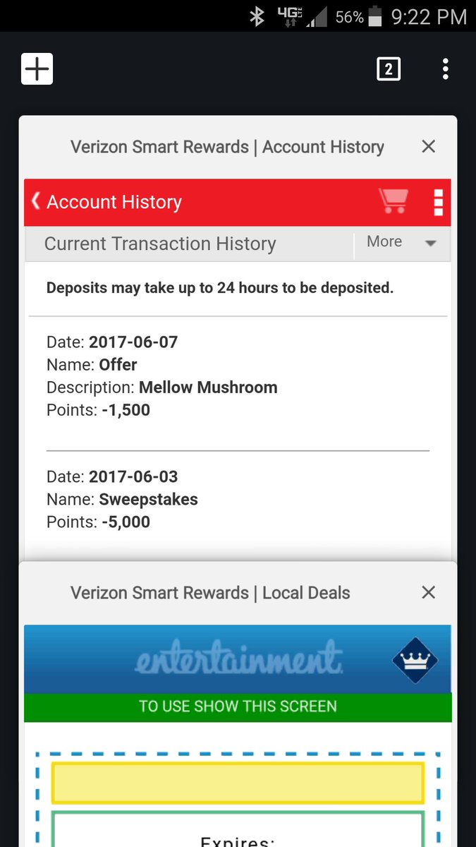 CurtisMatthews's tweet photo. #verizonwireless #fixapp Your mobile app time out and my smart rewards coupon disappear. Say take a screen shot or have option to save. https://t.co/KpBShElgMl