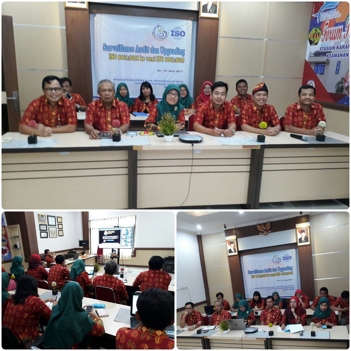 BPPMHKPJambi's tweet photo. 8/6 #NEW_BKIPM Video Conference dengan Pusat Karantina Ikan terkait Evaluasi Capaian IKK Operasi Karantina dan Keamanan Hayati @HumasBKIPM https://t.co/PaX01PKVOR