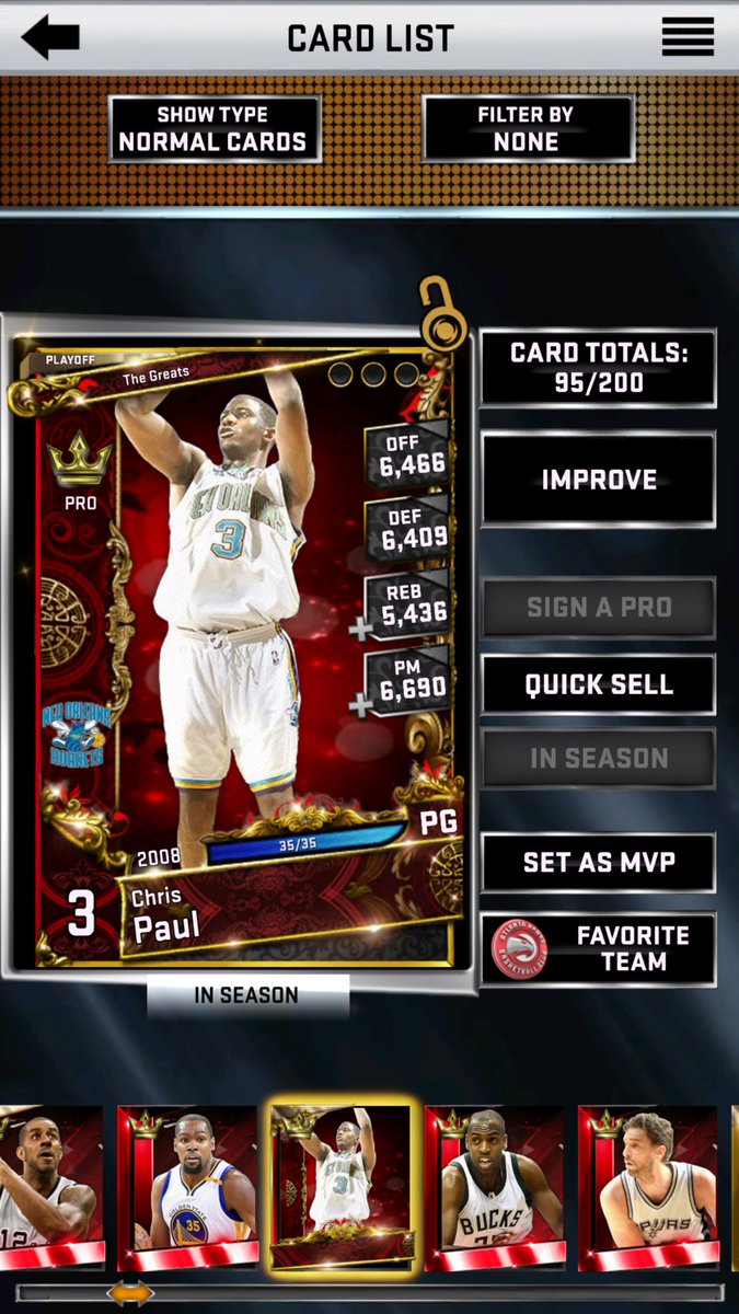 NateDaGreat26's tweet photo. What a #GreatPack opening. KING 👑 James, Star ⭐️ Contract and a dupe CP3 to Pro #MyNBA2K17 https://t.co/WrVzAiutTo