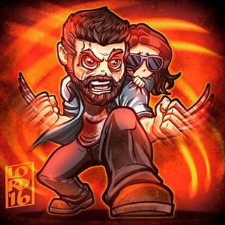 JJ2OO's tweet photo. Idk why this graffiti in Rio just keeps reminding of wolverine and x-23 @RealHughJackman @DafneKeen  @WolverineMovie https://t.co/CWoXr8bsWy