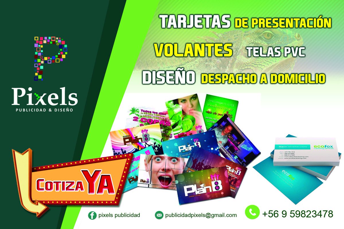 Firmar Más grande escapar Twitter 上的 Pixels Publicidad："Necesitas Tarjetas de Presentación Cotiza  Ya¡¡ #PublicidadPixels #talca #publicidad #tarjetas #presentacion #chile  #pelluhue https://t.co/XZPUFEE7cT" / Twitter
