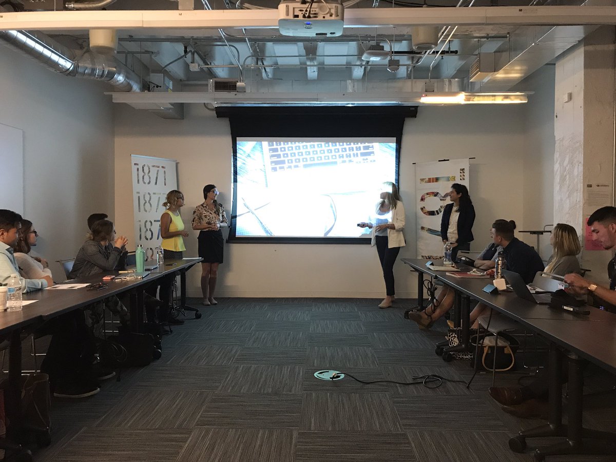 FutureFounders's tweet photo. Thanks to @DePaulPRAD #PRAD585  class for your amazing consulting work this semester. 👏🏼👏🏼 We've got work to do! @mattragas @DePaulU https://t.co/lTMyNpU2Ly