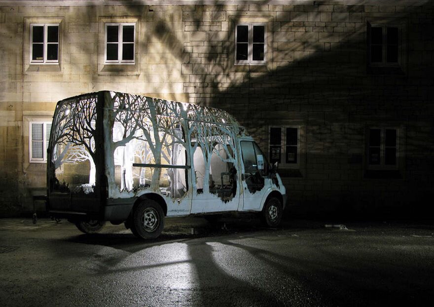 cmbrookins's tweet photo. Artist turns old steel into nature art. #lovethis https://t.co/GChDm9x9ho https://t.co/CfSSuPpi4O