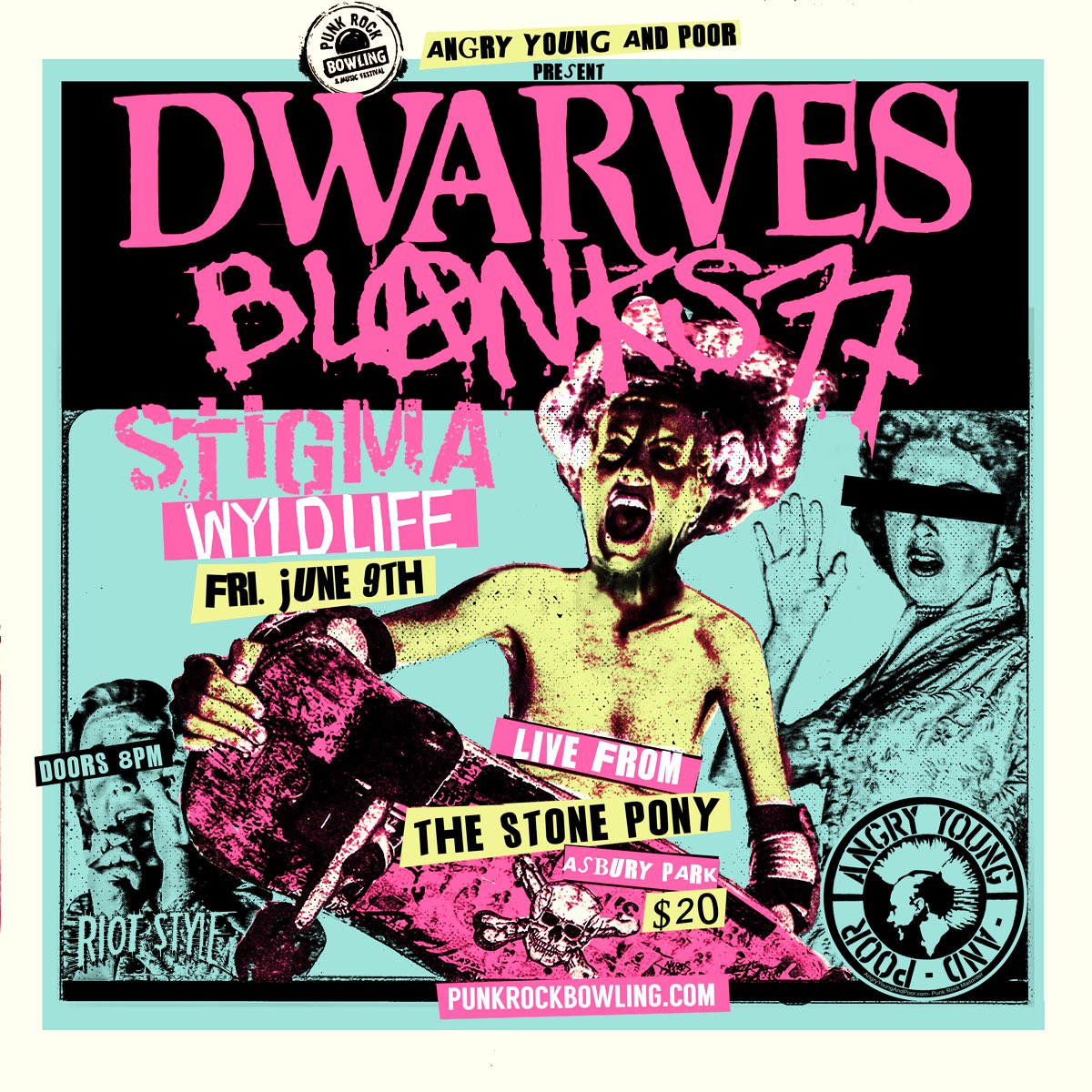 RiotStyle's tweet photo. โ ๏ธ๐#TheDWARVES LIVE AT ASBURY PARK!!! FRI. 6/9 AT THE STONE PONY @thestonepony #dwarves #prb2017 #riotstyle #thrash https://t.co/ROJHrdilQT https://t.co/unq6k87pyM