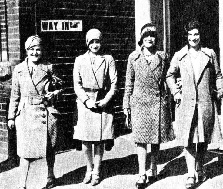 8 million women  predicted not to vote tomorrow. In 1929 these women pitched up for the 1st time. Pitch up tomorrow - don't be one of the 8m