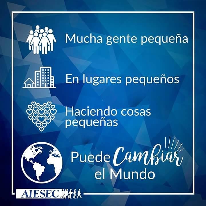 areaindigo's tweet photo. AIESEC cree en Venezuela, desde pequeñas ideas, hasta grandes proyectos. https://t.co/JtI26XbHA7