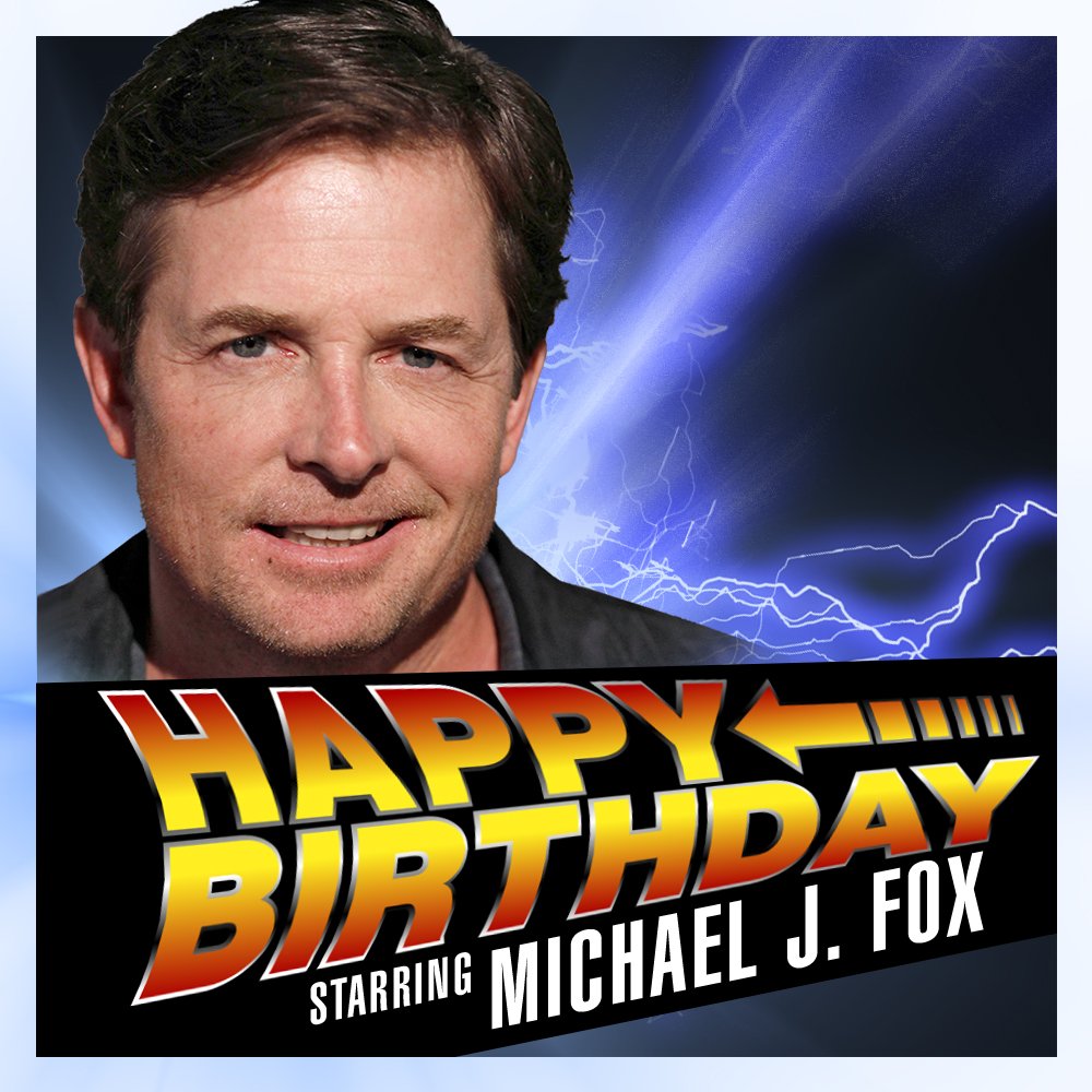 Happy birthday to the great Michael J. Fox! 